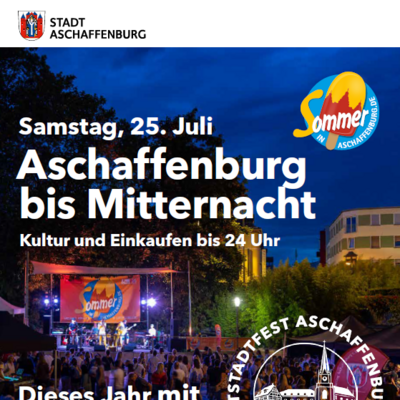Aschaffenburg bis Mitternacht