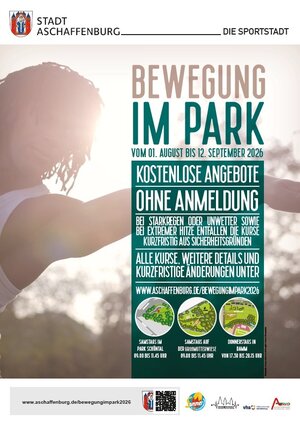Bild vergr&ouml;&szlig;ern: Plakat Bewegung im Park 2026