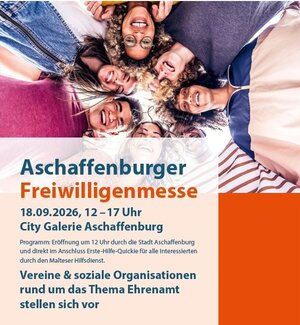 Bild vergr&ouml;&szlig;ern: Plakat Freiwilligenmesse