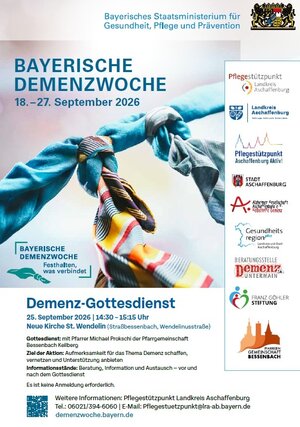 Bild vergr&ouml;&szlig;ern: Werbeplakat Demenz-Gottesdienst