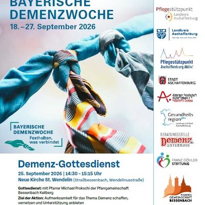 Werbeplakat Demenz-Gottesdienst