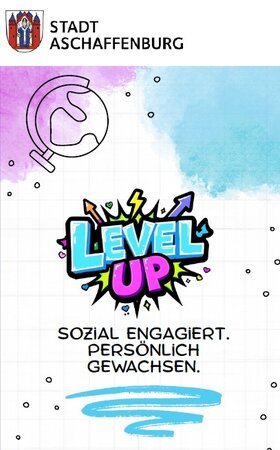 Bild vergr&ouml;&szlig;ern: Informationsflayer zum Projekt Level Up, Titelseite
