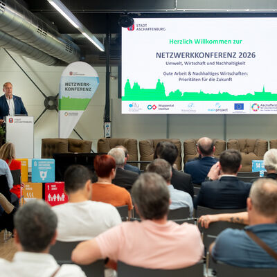 Bild vergr&ouml;&szlig;ern: Netzwerkkonferenz 2026: Umwelt, Wirtschaft, Nachhaltigkeit