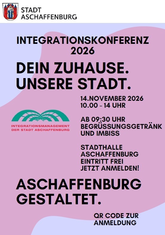 Werbeplakat für die Integrationskonferenz