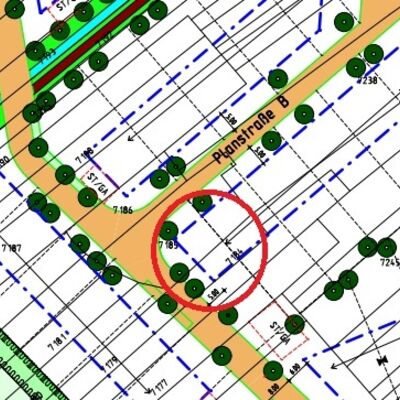 Ausschnitt aus dem Bebauungsplan 5_27