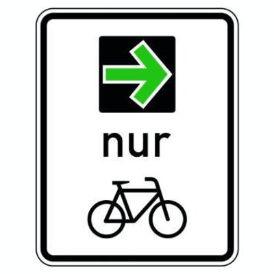 Bild vergr&ouml;&szlig;ern: 61_Rad_Gruenpfeil_Vz-721Gruenpfeil-fuer-den-Radverkehr_klein-quer