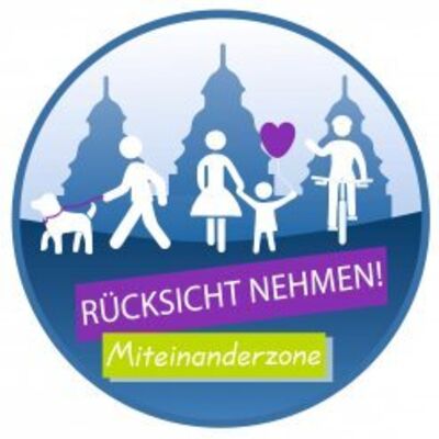 Miteinanderzone Aufkleber