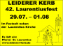 Leiderer Kerb "42. Laurentiusfest"